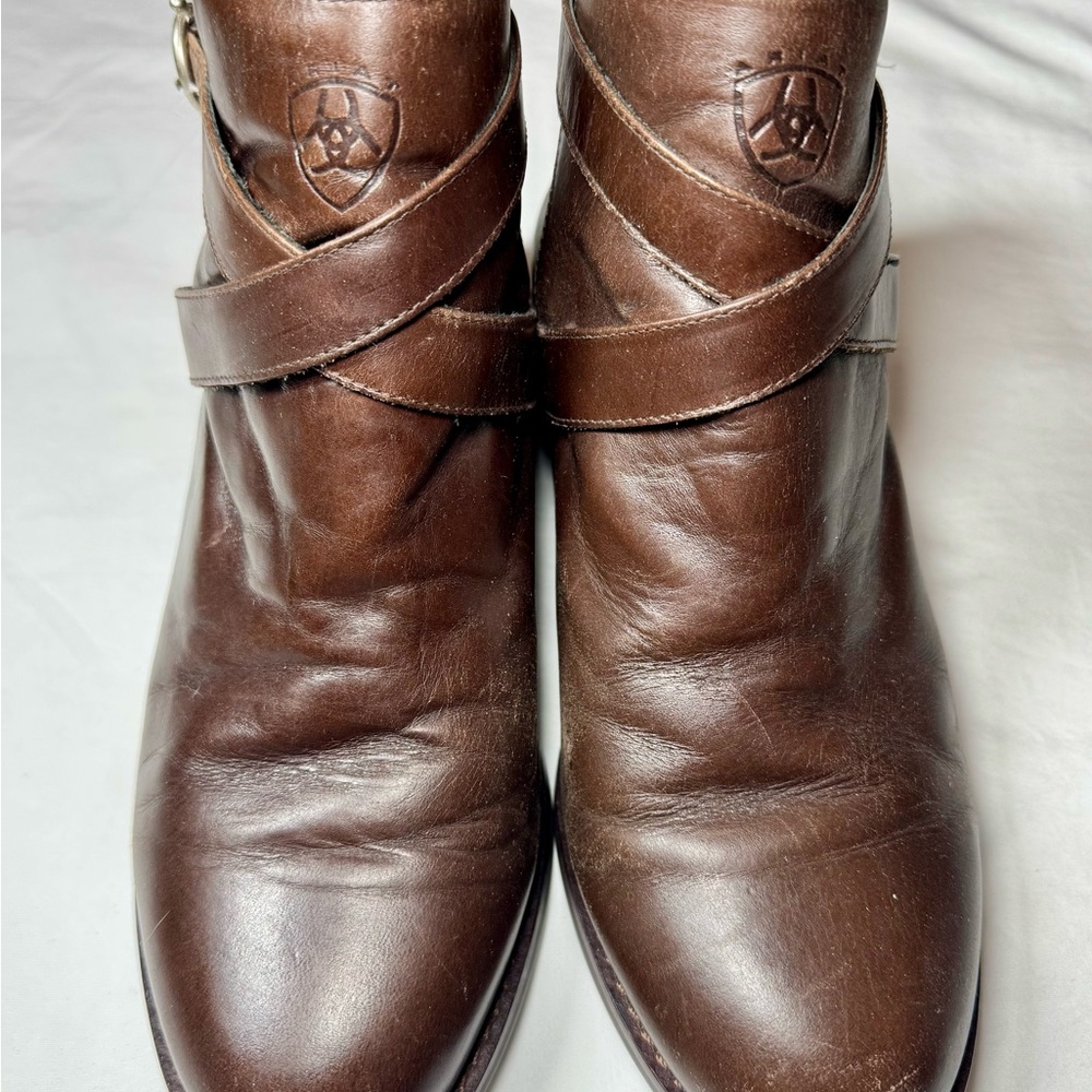 Ariat Brown Leather Ankle Boots